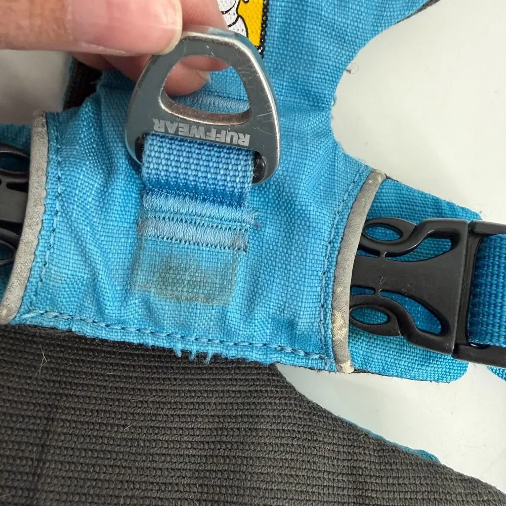 Ruffwear Front Range Chest Plate Dog Harness Size XS Blue Adjustable Nylon